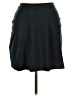 Lands' End Solid Black Blue Casual Skirt Size 16 - photo 1