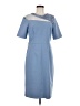 JS Collections Solid Blue Cocktail Dress Size 8 - photo 1
