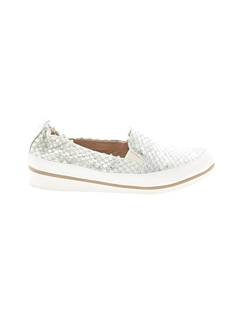 Pre-owned Ron White Flats In White