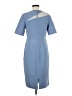JS Collections Solid Blue Cocktail Dress Size 8 - photo 2