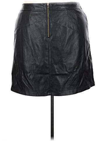 Ann Taylor LOFT Faux Leather Skirt (view 2)