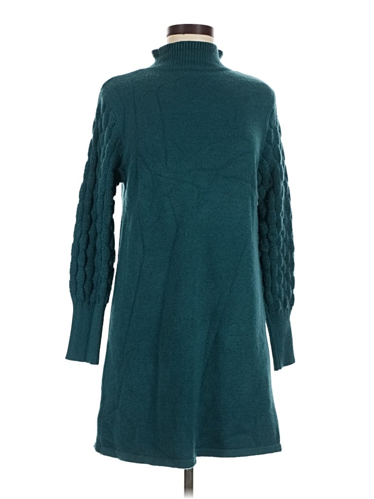 Pre-owned Unbranded Casual Dress In Teal