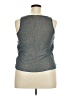 Mossimo Supply Co. 100% Polyester Blue Sleeveless Blouse Size XXL - photo 2