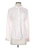 Splendid Print White Long Sleeve Button-Down Shirt Size S - photo 1