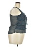 Mossimo Supply Co. 100% Polyester Blue Sleeveless Blouse Size XXL - photo 4