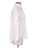 Splendid Print White Long Sleeve Button-Down Shirt Size S - photo 4