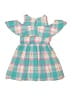 Gap Kids Plaid Teal Dress Size 6 - 7 - photo 2