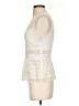 Bebe Ivory Sleeveless Blouse Size 4 - photo 5