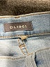 DL1961 100% Spandex Stripes Blue Jeans Size 25 waist - photo 7