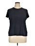 L.L.Bean 100% Cotton Black Short Sleeve Top Size XL - photo 1
