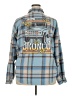 Ford Plaid Blue Long Sleeve Button-Down Shirt Size XXL - photo 2