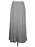cabrais collection Metallic Silver Formal Skirt Size L - photo 2