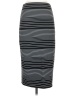 Max Studio Stripes Black Casual Skirt Size XS - photo 1