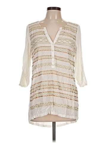 Solitaire 3/4 Sleeve Blouse (view 1)