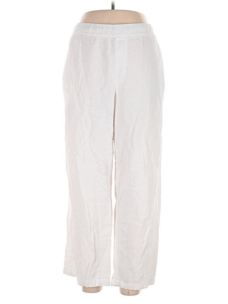 Pre-owned Old Navy Linen Pants In White