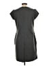 Lands' End Solid Gray Casual Dress Size 12 - photo 2