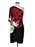 Bisou Bisou Graphic Red Cocktail Dress Size 10 - photo 1