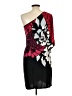Bisou Bisou Graphic Red Cocktail Dress Size 10 - photo 2