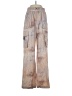 Fabletics Tie-dye Tan Cargo Pants Size XS - photo 1
