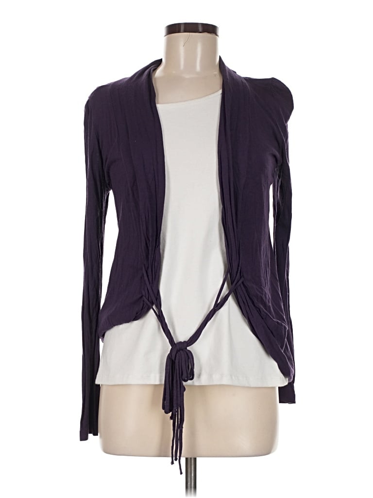 Pre-owned Unbranded Cardigan Sweater In Purple