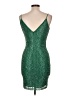 Symphony Stars Green Cocktail Dress Size L - photo 2
