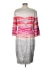 St. John Graphic Gray Casual Dress Size 10 - photo 2
