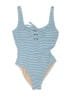 J.Crew Stripes Blue One Piece Swimsuit Size 8 - photo 1
