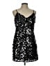 Ramy Brook 100% Polyester Stars Black Cocktail Dress Size 10 - photo 1