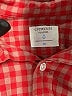 Crewcuts 100% Cotton Checkered-gingham Red Long Sleeve Button-Down Shirt Size 10 - photo 3