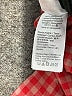 Crewcuts 100% Cotton Checkered-gingham Red Long Sleeve Button-Down Shirt Size 10 - photo 4