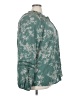 Torrid Teal Long Sleeve Blouse Size 3X Plus (3) - photo 4