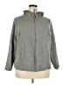 Sigrid Olsen Gray Zip Up Hoodie Size 2X - photo 1