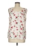 St. John Ivory Sleeveless Silk Top Size M - photo 1