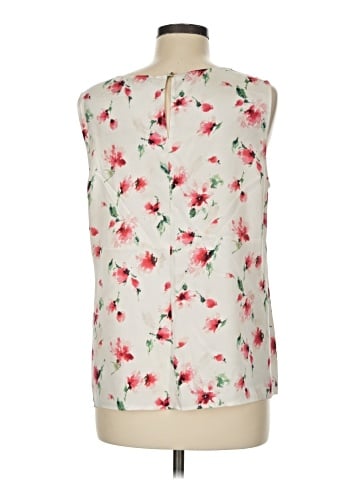St. John Sleeveless Silk Top (view 2)