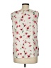 St. John Ivory Sleeveless Silk Top Size M - photo 2