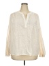 Universal Thread 100% Cotton Ivory 3/4 Sleeve Blouse Size XXL - photo 1