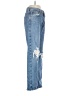 AGOLDE 100% Cotton Hearts Blue Jeans Size 24 waist - photo 4