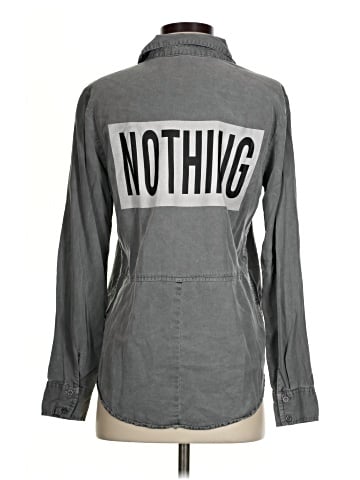 Forever 21 Long Sleeve Button-Down Shirt (view 2)