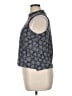 MICHAEL Michael Kors Floral Blue Black Sleeveless Blouse Size XL - photo 5
