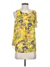 HD in Paris 100% Polyester Yellow Sleeveless Blouse Size 4 - photo 1
