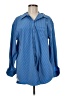 Athleta 100% Polyester Blue Long Sleeve Blouse Size M - photo 1