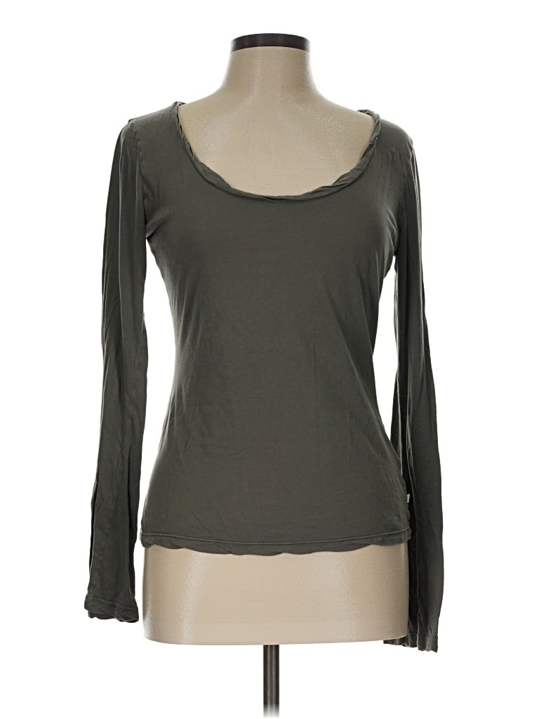 Pre-owned James Perse Long Sleeve T-shirt In Gray
