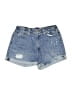 J.Crew 100% Cotton Stars Blue Denim Shorts Size 28 waist (estimated) - photo 1
