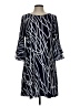 Studio One Graphic Black Casual Dress Size 12 - photo 1