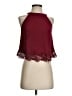 Abercrombie & Fitch Burgundy Sleeveless Blouse Size S - photo 1