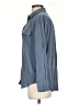 Everlane Blue Long Sleeve Button-Down Shirt Size 4 - photo 5