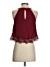 Abercrombie & Fitch Burgundy Sleeveless Blouse Size S - photo 2