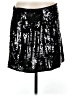 J.Crew Collection 100% Polyester Graphic Black Casual Skirt Size 8 - photo 1