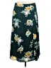 Halogen 100% Polyester Floral Teal Casual Skirt Size 8 - photo 1