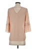 DR2 Tan 3/4 Sleeve Blouse Size XS (petite) - photo 2